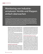 Monitoring von Industriearmaturen: Ventile und Klappen einfach überwachen