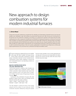 New approach to design combustion systems for modern industrial furnaces