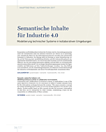 Semantische Inhalte für Industrie 4.0