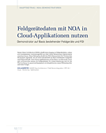 Feldgerätedaten mit NOA in Cloud-Applikationen nutzen