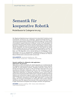 Semantik für kooperative Robotik