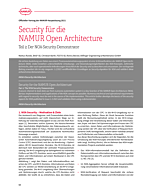Security für die NAMUR Open Architecture