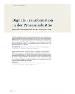 Digitale Transformation in der Prozessindustrie