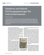 Moderne und Hybrid- Dichtungspackungen für Industriearmaturen