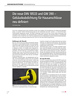 Die neue DIN 18533 und GW 390 – Gebäudeabdichtung für Hausanschlüsse neu definiert