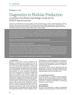 Diagnostics in Modular Production