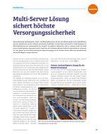 Multi-Server Lösung sichert höchste Versorgungssicherheit