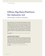 Offene Big-Data-Plattform für Industrie 4.0