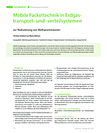 Mobile Fackeltechnik in Erdgastransport- und -verteilsystemen