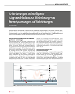 Anforderungen an intelligente Abgrenzeinheiten zur Minimierung von Fremdspannungen auf Rohrleitungen
