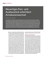 Neuartiges Pass- und Ausbaustück erleichtert Armaturenwechsel