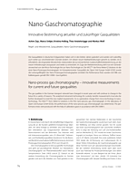 Nano-Gaschromatographie