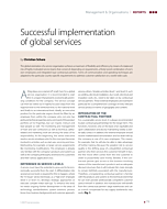 Successful implementation of global services