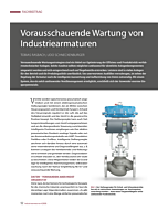 Vorausschauende Wartung von Industriearmaturen