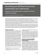 Vermeidung von Methanemissionen bei Gastransport und -speicherung