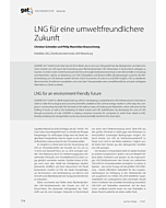 LNG für eine umweltfreundlichere Zukunft