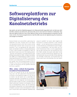 Softwareplattform zur Digitalisierung des Kanalnetzbetriebs