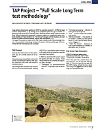 TAP Project - "Full Scale Long Term test methodology"