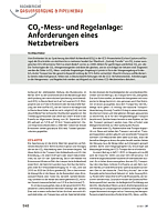 CO2-Mess- und Regelanlage: Anforderungen eines Netzbetreibers