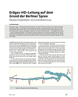 Erdgas-HD-Leitung auf dem Grund der Berliner Spree