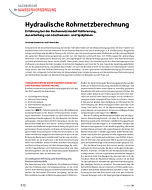Hydraulische Rohrnetzberechnung