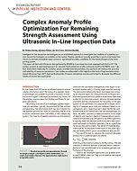 Complex Anomaly Profile Optimization For Remaining Strength Assessment Using Ultrasonic In-Line Inspection Data
