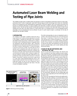 Automated Laser Beam Welding and Testing of Pipe Joints