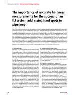 The importance of accurate hardness measurements for the success of an ILI system addressing hard spots in pipelines