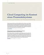 Cloud Computing im Kontext eines Prozessleitsystems