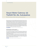 Smart Meter Gateway als Vorbild für die Automation