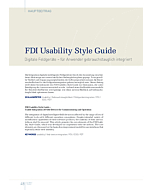 FDI Usability Style Guide