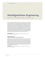 Modellgestütztes Engineering