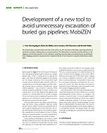 Development of a new tool to avoid unnecessary excavation of buried gas pipelines: MobiZEN