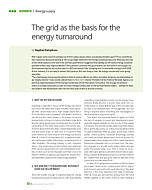 The grid as the basis for the energy turnaround