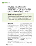 LNG as a key solution for challenges for the German gas and transportation sectors