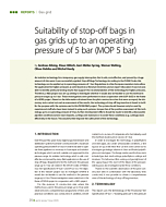 Suitability of stop-off bags in gas grids up to an operating pressure of 5 bar (MOP 5 bar)