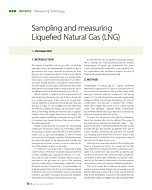 Sampling and measuring Liquefied Natural Gas (LNG)