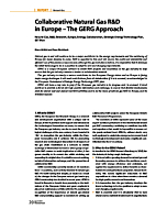 Collaborative Natural Gas R and D in Europe - The GERG Approach