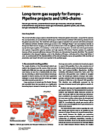 Long-term gas supply for Europe - Pipeline projects and LNG-chains