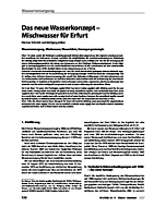 Das neue Wasserkonzept - Mischwasser für Erfurt