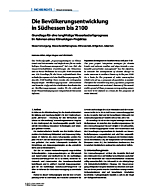 Die Bevölkerungsentwicklung in Südhessen bis 2100
