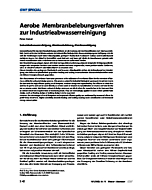 Aerobe Membranbelebungsverfahren zur Industrieabwasserreinigung