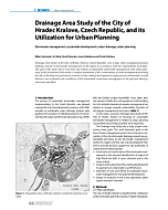 Drainage Area Study of the City of Hradec Kralove, Czech Republic, and its Utilization for Urban Planning