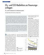 O2- und CO-Reduktion an Feuerungsanlagen