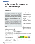 Modernisierung der Steuerung von Thermoprozessanlagen