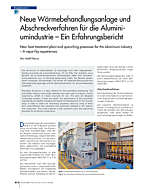 Abschreckverfahren für die Aluminiumindustrie – Ein Erfahrungsbericht