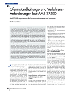 Ofeninstandhaltungs- und Verfahrens- Anforderungen laut AMS 2750D