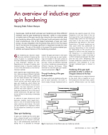 An overview of inductive gear spin hardening