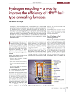 Hydrogen recycling - a way to improve the efficiency of HPH®-bell-type annealing furnaces