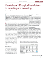 Results from 120 oxyfuel installations in reheating and annealing